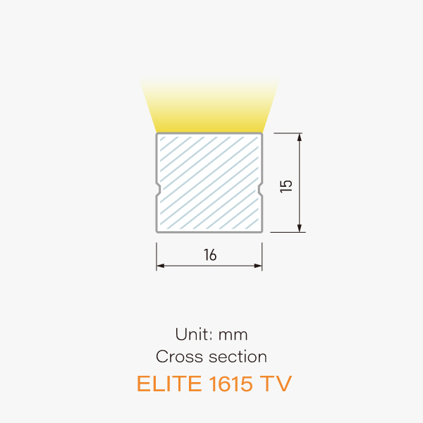 Elite Neon Top View IP67-ELITE 1615 TV