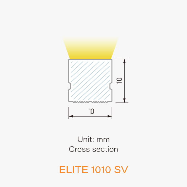 Elite Neon Side View IP67-ELITE 1010 SV